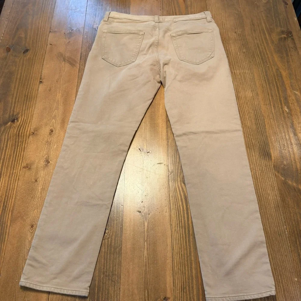 Banana Republic Traveler Jeans Pants Slim Fit Khaki 33x30 Preppy Classic Stretch